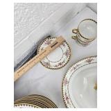 Haviland Limoges Pink Floral Tea Set