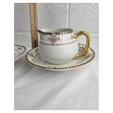 Haviland Limoges Pink Floral Tea Set