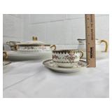 Haviland Limoges Pink Floral Tea Set