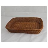 Woven Wicker Wall Pocket Organizer