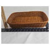 Woven Wicker Wall Pocket Organizer