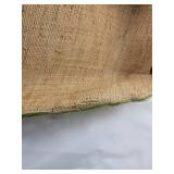 Straw Basket with Colorful Floral Accents