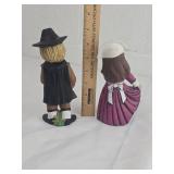 Pilgrim Couple Decorative Figurines
