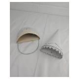 Decorative Metal Wall Pocket and Cone Set