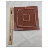 Hand Painted Pumpkin Wall Tile