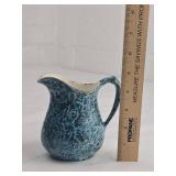 Blue Marbled handmade Ceramic Water Pitcher