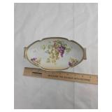 Decorative Grape Pattern Serving Dish