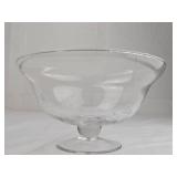 Cut Crystal Footed Dessert Bowl
