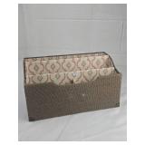 Burlap Desktop File Organizer