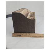Burlap Desktop File Organizer