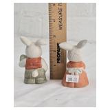 Bunny figurines