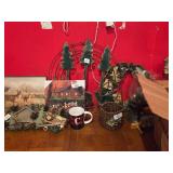 Woodland Decor Mixed Lot with Wreaths, Signs, Mugs and Plush Figures Over 80 pieces!