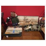 Woodland Decor Mixed Lot with Wreaths, Signs, Mugs and Plush Figures Over 80 pieces!