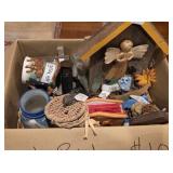 Woodland Decor Mixed Lot with Wreaths, Signs, Mugs and Plush Figures Over 80 pieces!