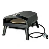 Expert Grill Outdoor Tabletop Propane Gas Pizza Oven  Black  New