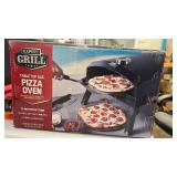 Expert Grill Outdoor Tabletop Propane Gas Pizza Oven  Black  New