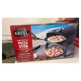 Expert Grill Outdoor Tabletop Propane Gas Pizza Oven  Black  New