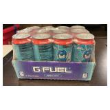 G Fuel Energy Drink, Blue Raspberry, Sugar Free Beverage with 300mg Caffeine, Daily Energy Boost with Focus Amino, Vitamin + Antioxidants, 16 oz Cans (Megaman Blue Bomber, 12-Pack)