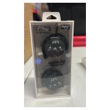 QearFun Cat Earbuds for Kids with Ear Hooks, Kawakii Wired Over Ear Headphones Earphones Gifts for School Girls and Boys with Microphone & Ear Loops Black