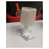 Mini Stick Table Lamp with Pleated Shade White - Room Essentialsâ¢