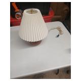 Oval Table Lamp with Pleated Shade (Includes LED Light Bulb) Red - Thresholdâ¢ designed with Studio McGee