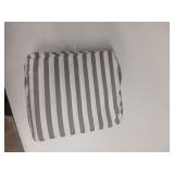 Queen Microfiber Sheet Set Gray Stripe - Room Essentialsâ¢