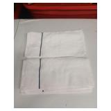 Spa Plush Hand Towel Dark Gray Embroidered - Thresholdâ¢: Cotton Terry, Fade-Resistant, OEKO-TEX Certified (SET OF 2)