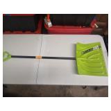 Suncast 18\" Combo Shovel with Wear Strip Lime: Winter Shovel for All Ages, Extended Handle, 18\" Blade, Vibrant Lime