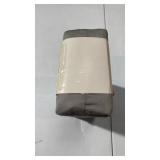 Full 400 Thread Count Performance Flat Sheet Classic Gray - Thresholdâ¢: Cotton Sateen, Machine Washable, STANDARD 100 by OEKO-TEX