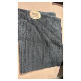 20\"x34\" Performance Plus Cotton Reversible Bath Rug/Runner Turquoise - Threshold: Machine Washable, Low Pile, OEKO-TEX Certified