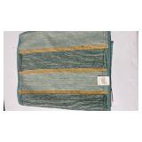 18\"x28\" Color Block Striped Bath Rug Dark Teal Green - Threshold