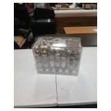 Sea Team 155-Pack Assorted Shatterproof Christmas Ball Ornaments Set Decorative Baubles Pendants with Reusable Hand-held Gift Package for Xmas Tree (Champagne)