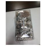 Sea Team 155-Pack Assorted Shatterproof Christmas Ball Ornaments Set Decorative Baubles Pendants with Reusable Hand-held Gift Package for Xmas Tree (Champagne)