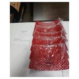 Christmas Tree Collar Skirt Metal Tree Ring (Red)