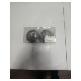 6 Large Silver Disco Ball Christmas Sprinkles Ornaments