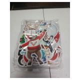 Misopily 8 Pieces Christmas Yard Signs Decoration Christmas Lawn Yard Sign with Stakes Christmas Outdoor Yard Decorations for Winter Holiday Party Yard and Garden