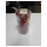 30 Pieces Christmas Ball Ornaments Shatterproof Holiday Hanging Balls Decorative Baubles for Parties Cafe Wedding Restaurant, Red