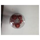 30 Pieces Christmas Ball Ornaments Shatterproof Holiday Hanging Balls Decorative Baubles for Parties Cafe Wedding Restaurant, Red