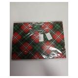 Whaline 100 Sheets Christmas Tissue Paper Buffalo Plaid Wrapping Paper Red Green White Gift Wrapping Tissue Rustic Art Papers Crafts for Xmas Small Business Gift New Year DIY Decor