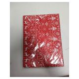 120 Sheets Christmas Gift Wrapping Pre Cut Squares Paper (20\"x14\") - Bulk Xmas Paper for Gift Wrapping, Gift Bags, Boxes, DIY Crafts, Holiday Party Decorations, 6 Different Designs