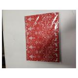 120 Sheets Christmas Gift Wrapping Pre Cut Squares Paper (20\"x14\") - Bulk Xmas Paper for Gift Wrapping, Gift Bags, Boxes, DIY Crafts, Holiday Party Decorations, 6 Different Designs