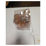 Christmas Ornaments Antique Vintage Glass Balls Ornaments Hanging Christmas Baubles Finials Decorations for Christmas Tree Wedding Holiday (Blush Pink)