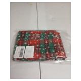 Christmas Plaid Table Runner with Snowflakes