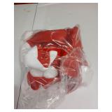 12 Fancy Christmas Santa Hats with 12 Jingle Bell Necklaces Bulk for Christmas Party Favor Photo Booth; One Size Fits All.