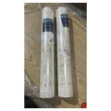 (2 Rolls) 100 Ft x 32 In Christmas Cellophane Wrap Roll - Xmas White Letter Cellophane Wrap for Christmas Gift Baskets Flowers Party Decoration