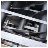 Unused 2025 JCT Skid Steer Hydraulic Auger Drive & Bits (quick attach,12 in.& 18 in. Alloy bits)