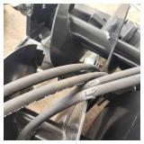 Unused 2025 JCT Skid Steer Hydraulic Auger Drive & Bits (quick attach,12 in.& 18 in. Alloy bits)