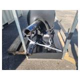 Unused 2025 JCT Skid Steer Hydraulic Auger Drive & Bits (quick attach,12 in.& 18 in. Alloy bits)