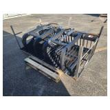Unused 2025 JCT Skid Steer Rock Grapple Bucket | 84in