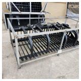 Unused 2025 JCT Skid Steer Rock Grapple Bucket | 84in